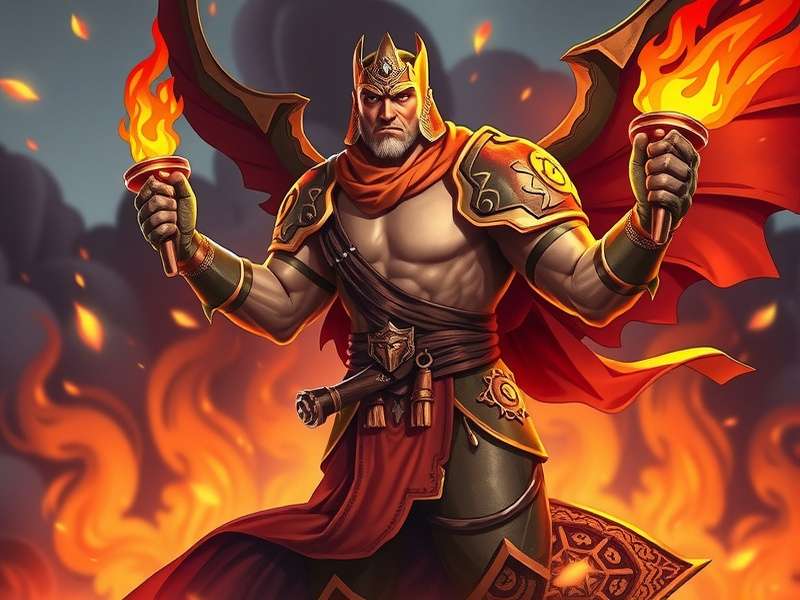 Flame Champion Game Banner